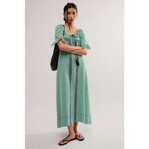 Free People Cass Gingham Midi Dress